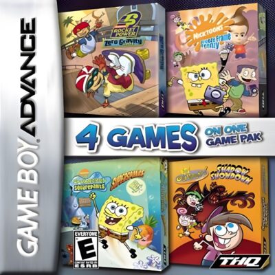 Nickelodeon 4 Games on One Game