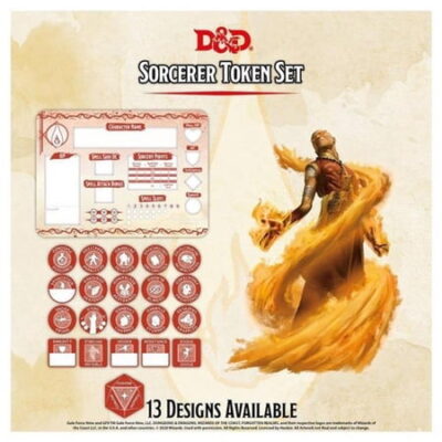 D&D Sorcerer Token Set Dungeons and Dragons RPG: Sorcerer Token Set