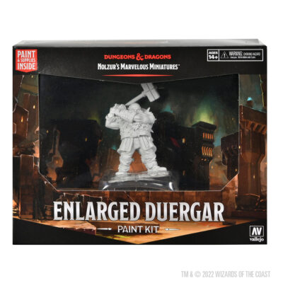 D&D Paint Kit Englared Duergar Dungeons & Dragons Nolzur`s Marvelous Unpainted Miniatures: Paint Kit - Enlarged Duergar