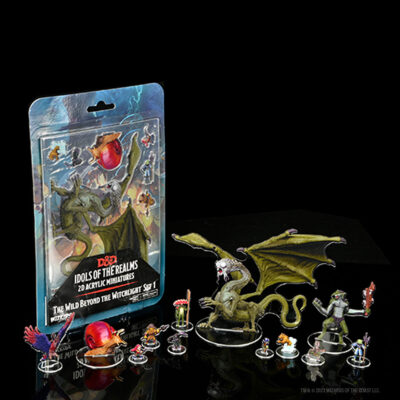 D&D Mini Idols Set 1 Wild Dungeons & Dragons Fantasy Miniatures: Idols of the Realms: 2D The Wild Beyond The Witchlight Set 1