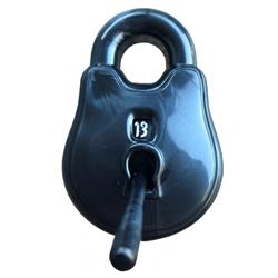 PolyHero Rogue d20 Lock (CI) PolyHero Rogue d20 Lock (Cold Iron)