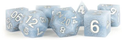16mm Poly Dice Glacier Debris 16mm Sharp Edge Silicone Rubber Poly Dice Set: Glacier Debris (7) - Image 2