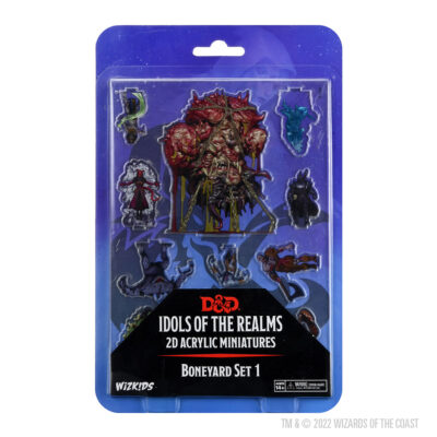D&D Boneyard Set 1 D&D Idols of the Realms 2D Acrylic Miniature Boneyard Set 1