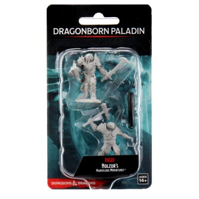 D&D Mini Male Dragonborn Pa W12 Dungeons & Dragons Nolzur`s Marvelous Unpainted Miniatures: W12 Male Dragonborn Paladin