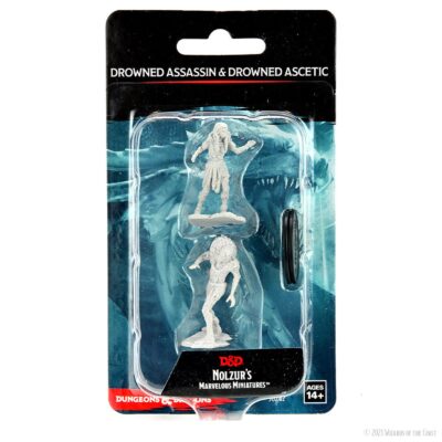 D&D Nolzur's Marvelous Miniatures: Drowned Assassin & Drowned Ascetic