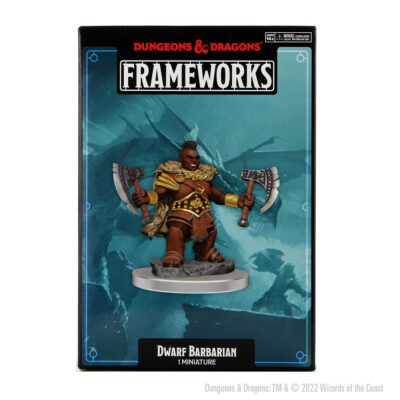 D&D FW W01 DW Barb F Dungeons & Dragons Frameworks: W01 Dwarf Barbarian Female