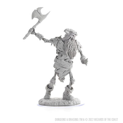 D&D Mini Frost Giant Skel. W16 Dungeons & Dragons Nolzur`s Marvelous Unpainted Miniatures: W16 Frost Giant Skeleton - Image 3