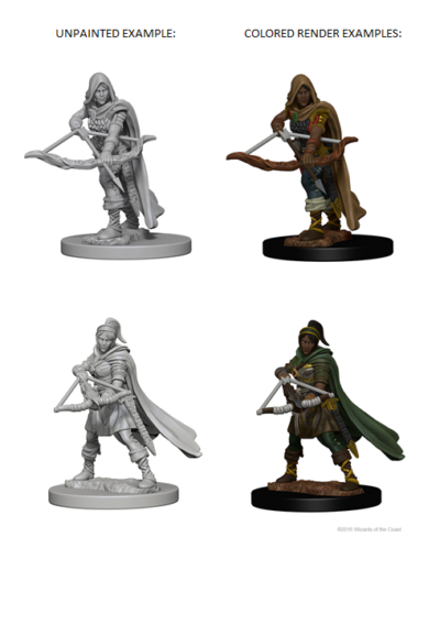 D&D Nolzur’s Marvelous Miniatures: Human Female Ranger - Image 4