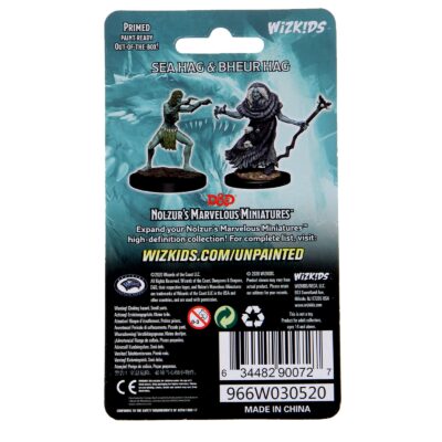 D&D Nolzur’s Marvelous Miniatures – Sea Hag & Bheur Hag