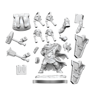 D&D FW W01 DW Cleric F Dungeons & Dragons Frameworks: W01 Dwarf Cleric Female - Image 4