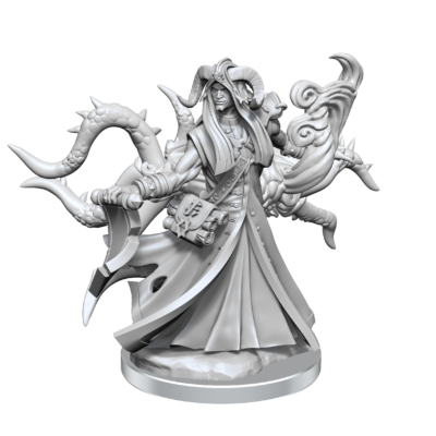 D&D FW W01 TI Warlock M Dungeons & Dragons Frameworks: W01 Tiefling Warlock Male