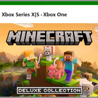 Minecraft: Deluxe Collection (Xbox Series X|S & Xbox One) (Digital)