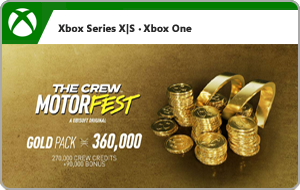 The Crew Motorfest: VC Gold Pack 360,000 (Xbox Series X|S & Xbox One)