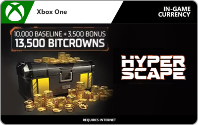 Hyper Scape Virtual Currency: 13500 Bitcrowns Pack (Xbox One)