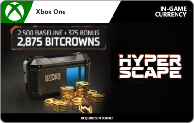 Hyper Scape Virtual Currency: 2875 Bitcrowns Pack (Xbox One)