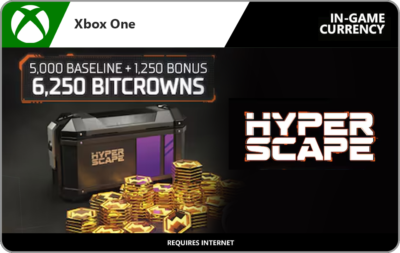 Hyper Scape Virtual Currency: 6250 Bitcrowns Pack (Xbox One)