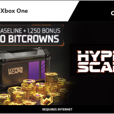 Hyper Scape Virtual Currency: 6250 Bitcrowns Pack (Xbox One)