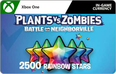 Plants vs. Zombies: Battle for Neighborville: 2500 Rainbow Stars (Xbox One)