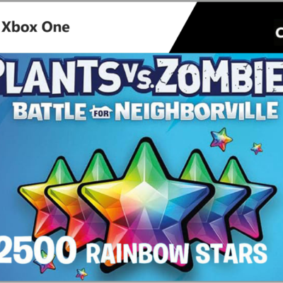 Plants vs. Zombies: Battle for Neighborville: 2500 Rainbow Stars (Xbox One)
