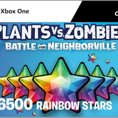 Plants vs. Zombies: Battle for Neighborville: 6500 Rainbow Stars (Xbox One)
