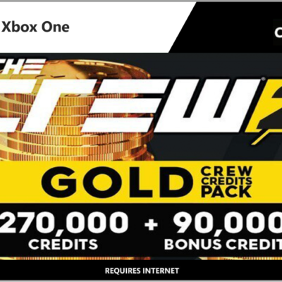 The Crew 2: Gold Crew Credits Pack 360,000 (Xbox One)