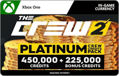 The Crew 2: Platinum Crew Credits Pack 675,000 (Xbox One)
