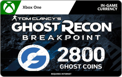 Tom Clancy's Ghost Recon Breakpoint: 2400 + 400 Bonus Ghost Coins (Xbox One)