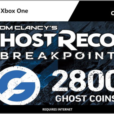 Tom Clancy's Ghost Recon Breakpoint: 2400 + 400 Bonus Ghost Coins (Xbox One)