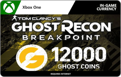 Tom Clancy's Ghost Recon Breakpoint: 9600 +2400 Bonus Ghost Coins (Xbox One)