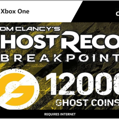 Tom Clancy's Ghost Recon Breakpoint: 9600 +2400 Bonus Ghost Coins (Xbox One)