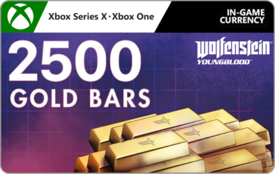Wolfenstein: Youngblood: 2500 Gold Bars (Xbox One)