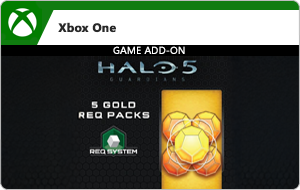 Halo 5: Guardians: 5 Gold REQ Packs - Add-On (Digital)