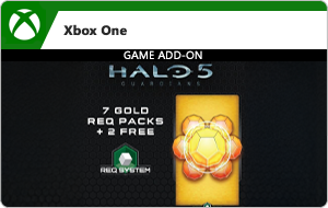 Halo 5: Guardians: 7 Gold REQ Packs + 2 Free - Add-On (Digital)