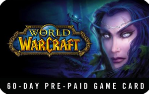 World of Warcraft 60 Day Time Card