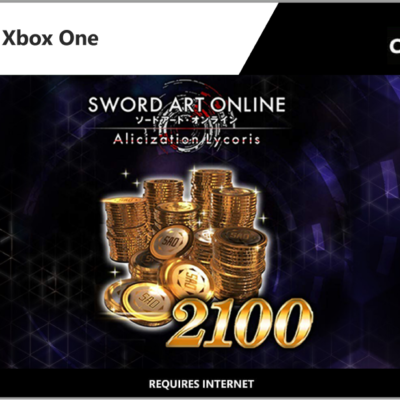 Sword Art Online Alicization Lycoris 2100 SAO Coins (Xbox One)